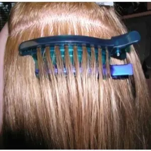 Easy/ Speed Separator Clips Blue Color Sectioning Clips for Hair Extension Easy/ Speed Separator Clips Blue Color Sectioning Clips for Hair Extension