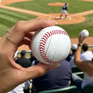 Baseball Fidget Ball Toy, 3D Printed Stress Relief Desk Ornament, Anxiety Relief Sensory Puzzle, Portable Handheld Focus Ball for Teens and Adults