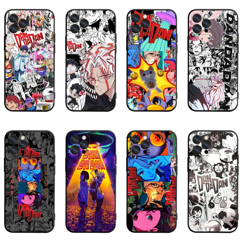 Dandadan Smartphone Case (8 Styles) - Anti-Drop Slim Protective Shell for Handheld Cellphone Devices, Featuring Okarun, Momo Ayase, Ken Takakura & Iconic Manga Panel Art