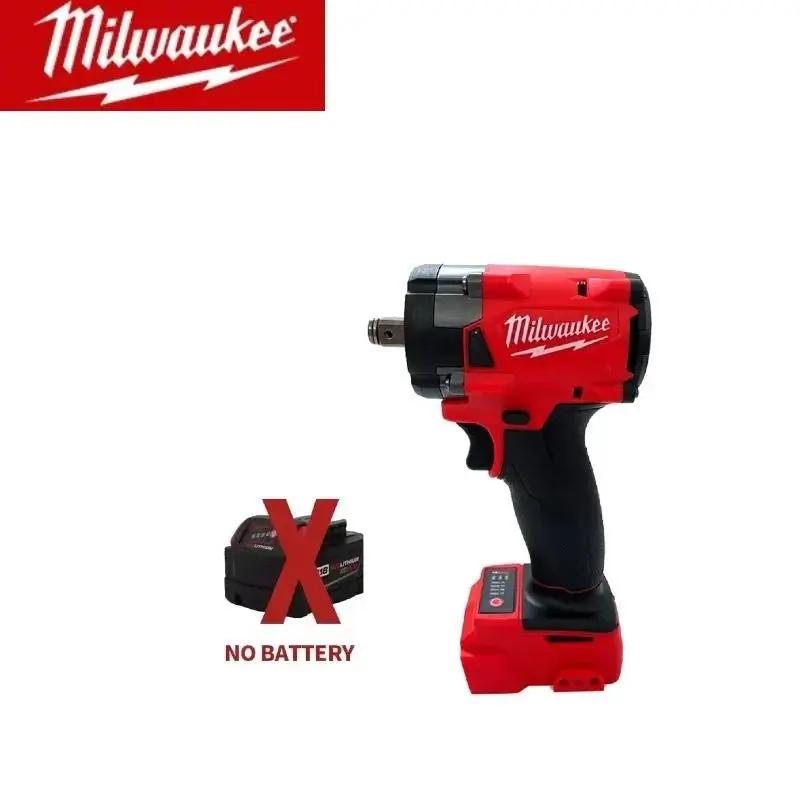 Milwaukee FIW212 M18 18V 500Nm Cordless Impact Wrench Brushless Battery Kit Construction Hand Tool