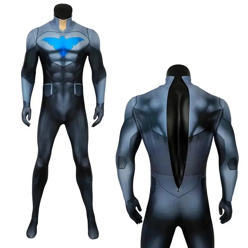 25COSZentail Nightwing cosplay costume Son of Nightwing Costume Halloween Cosplay Superhero Jumpsuit Mask