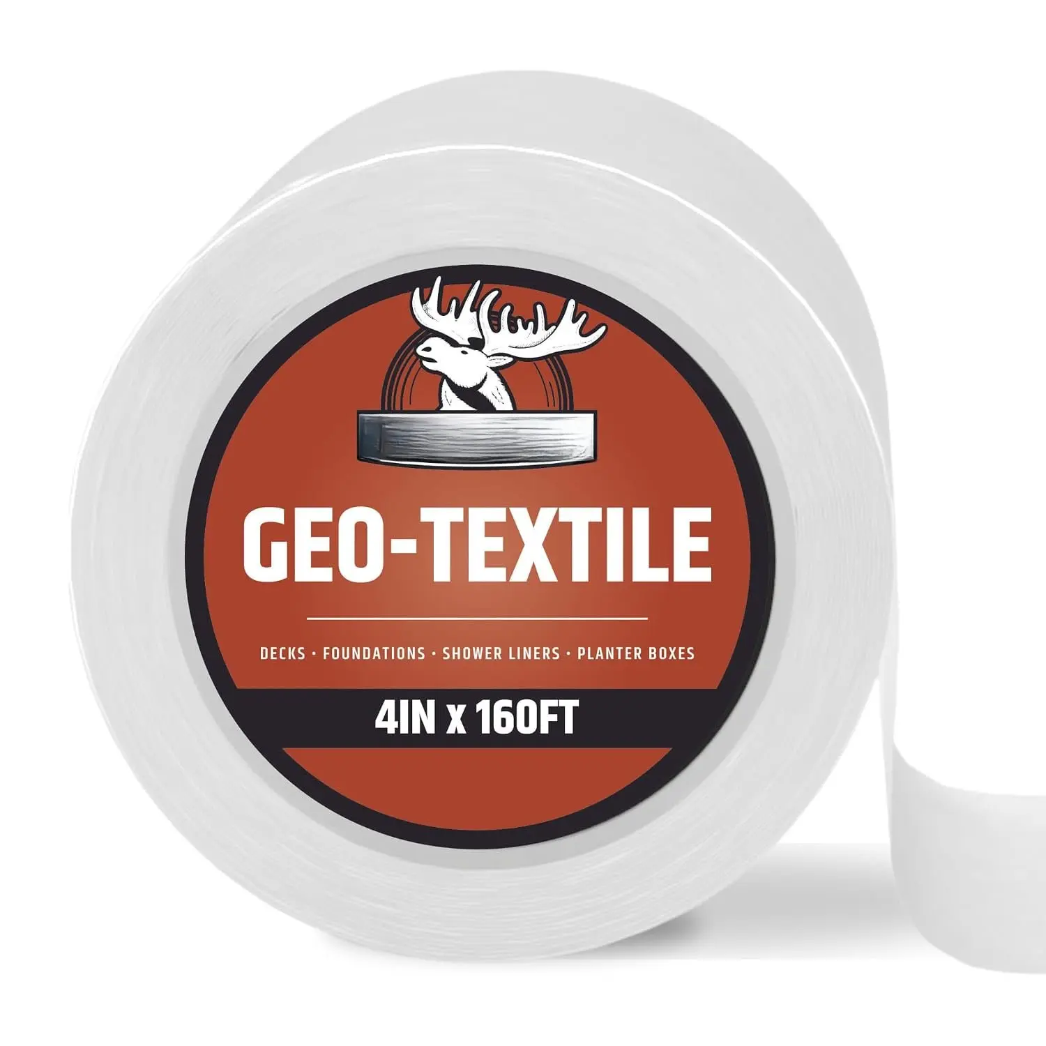 Geo-Textile Fabric Roll, 4 Inch x 160 Foot
