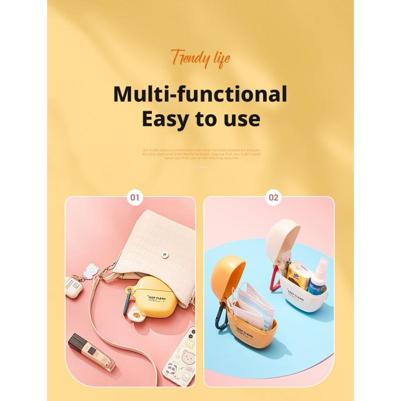 Large Capacity Travel Pouch |   Mask Case + All-in-One Bag