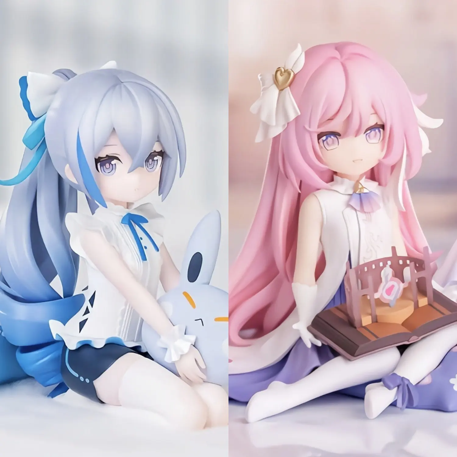 Anime Girl Q Version Eli-Chan Bronya Figure, PC Case Ornament, Collectible Model, Perfect Gift for Anime Fans, High-Quality Detailing