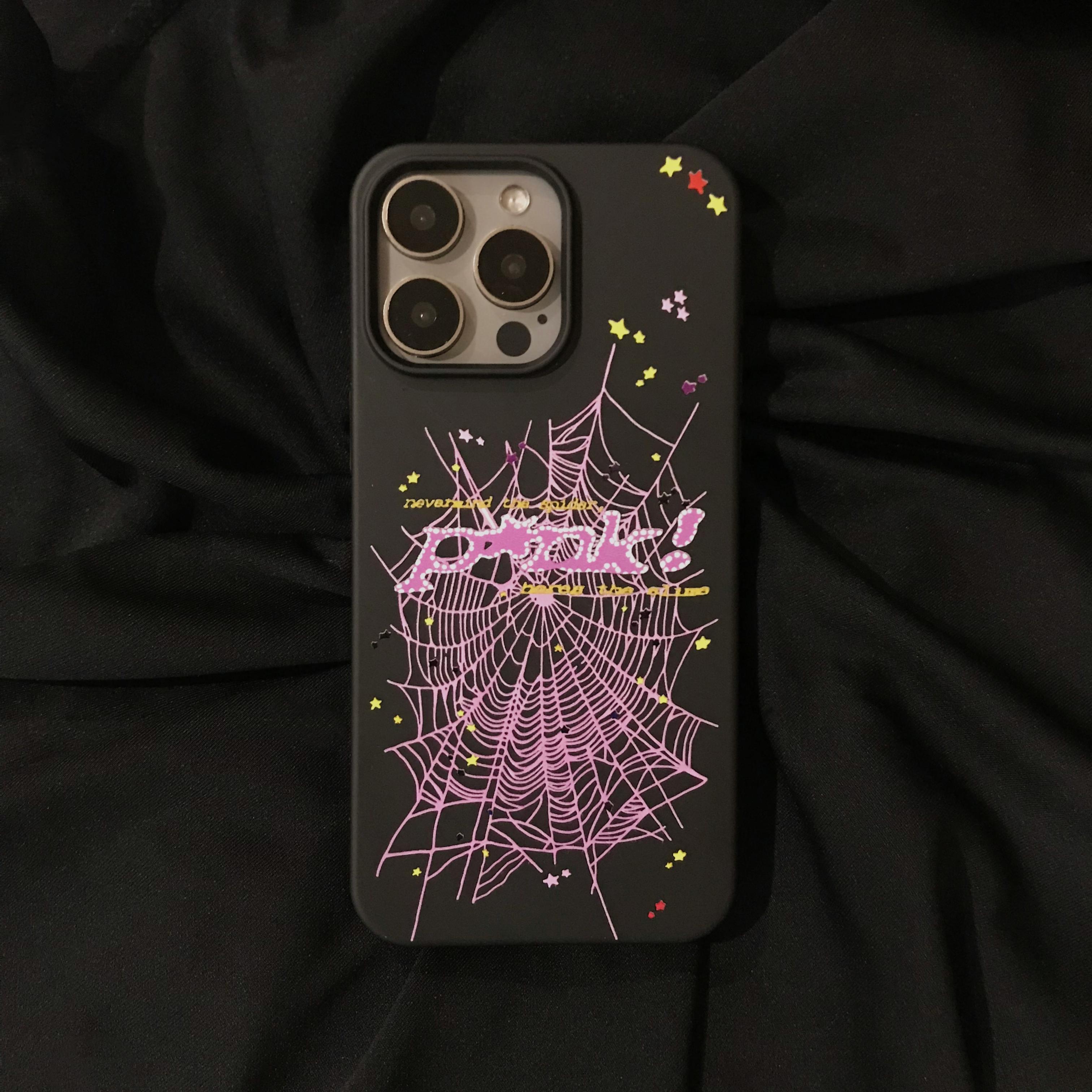 Pink Spider  Pink  Phone Cases Accessories Cover  Protect Your iPhone in Style with Our Stylish Tough Phone Case Handheld Protective