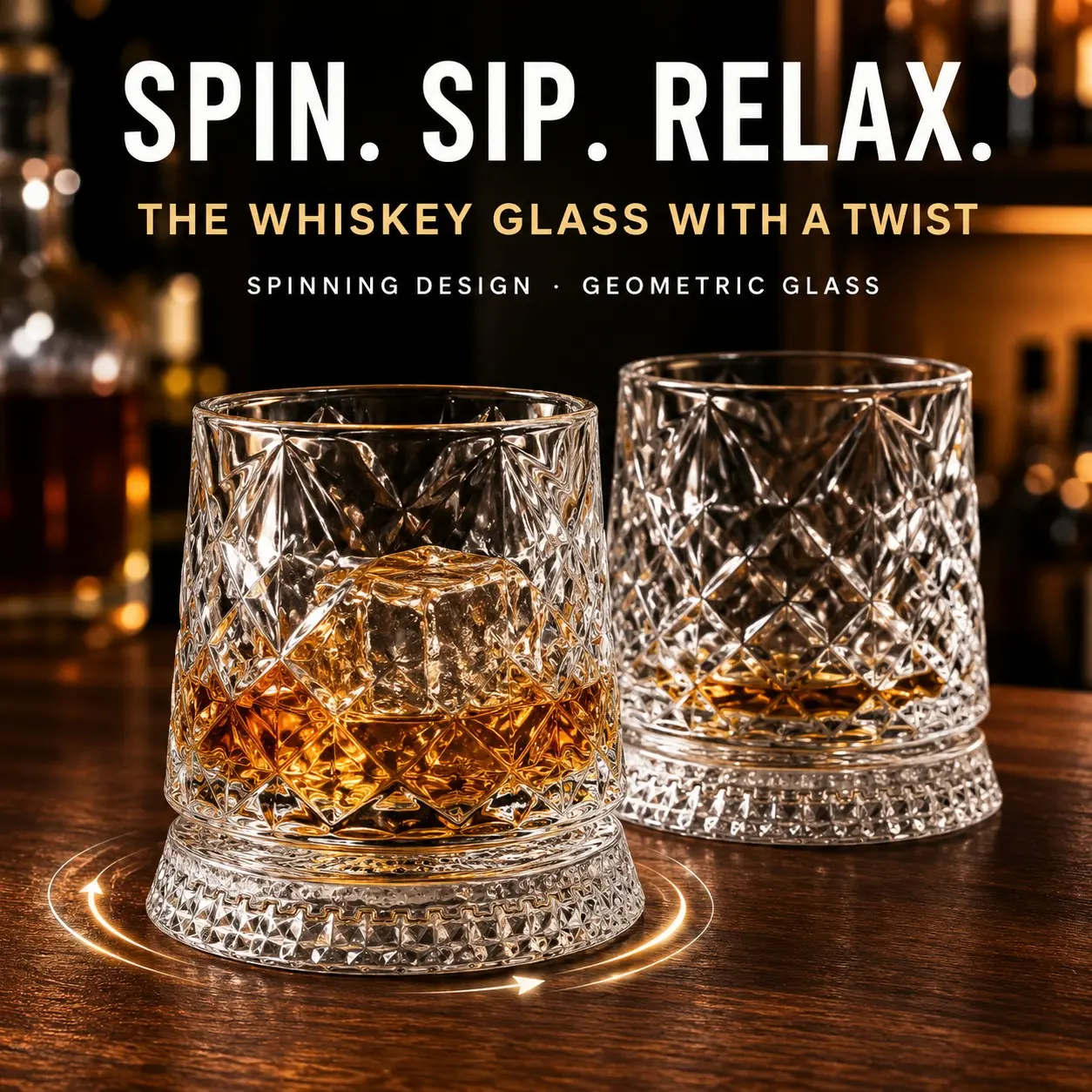 Luxury Crystal Whiskey Glass, High-End Drinking Cup, Ideal for Home, Coffee, Juice, and Various Beverages, Elegant and Durable Design