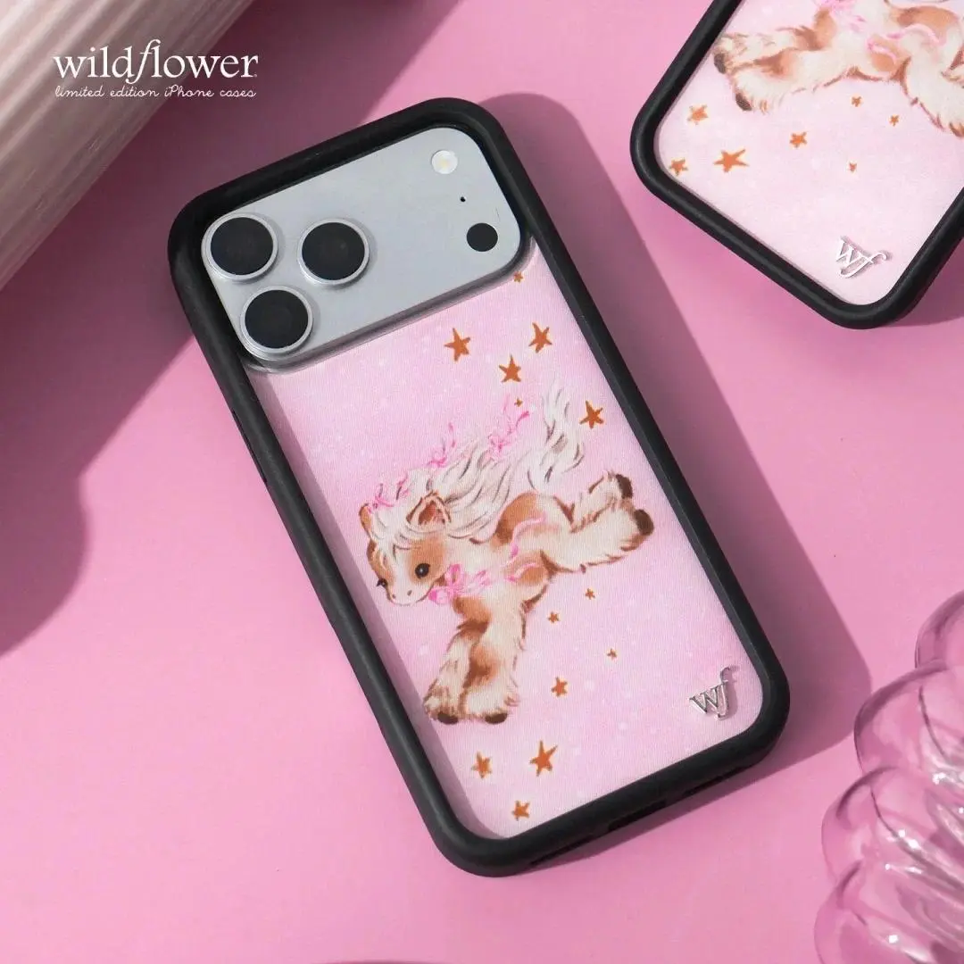 Wildflower Pony Dreams Phone Case for iPhone 17ProMax 12 13 14 15 16 17 Pro Max Plus Air Foal Cute Shining star shockproof Cover