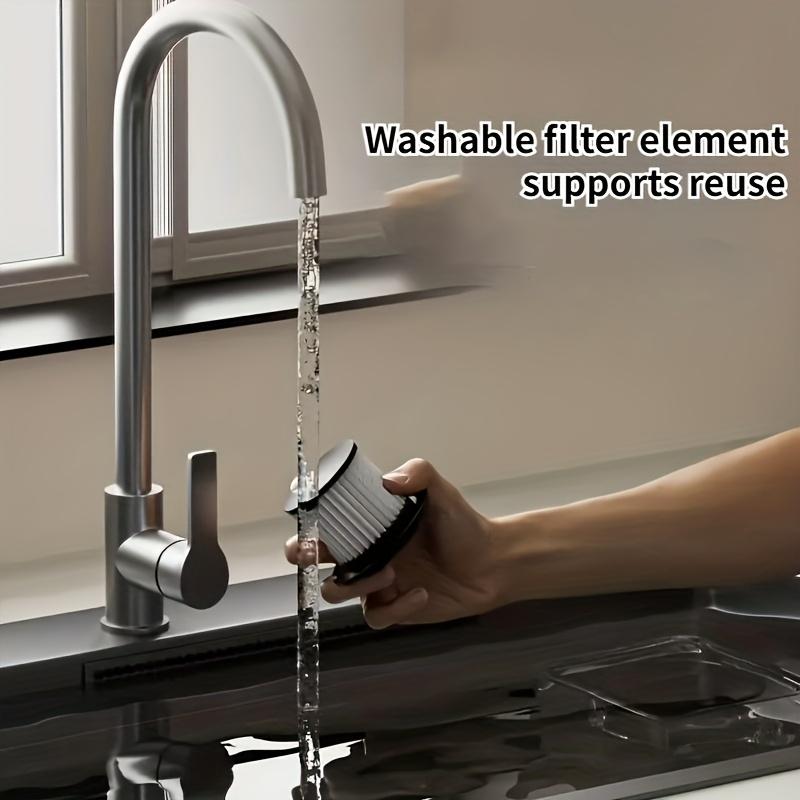 Multi-Function High-Power Cordless Handheld Vacuum Cleaner, Up to 15Kpa, 3-in-1 Automatic Spiral Deep Clean-Long Handle,Perfect for Hardwood, Ceramic, Tile Floors-Home, Office, Bedroom, Living Room Cleaning |   Durable Body Handheld,