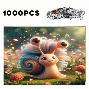 1000pcs Puzzle Game, Christmas, Halloween, Easter, Birthday, Party, Confession, Educational, Cartoon, Funny. Rainbow Snail