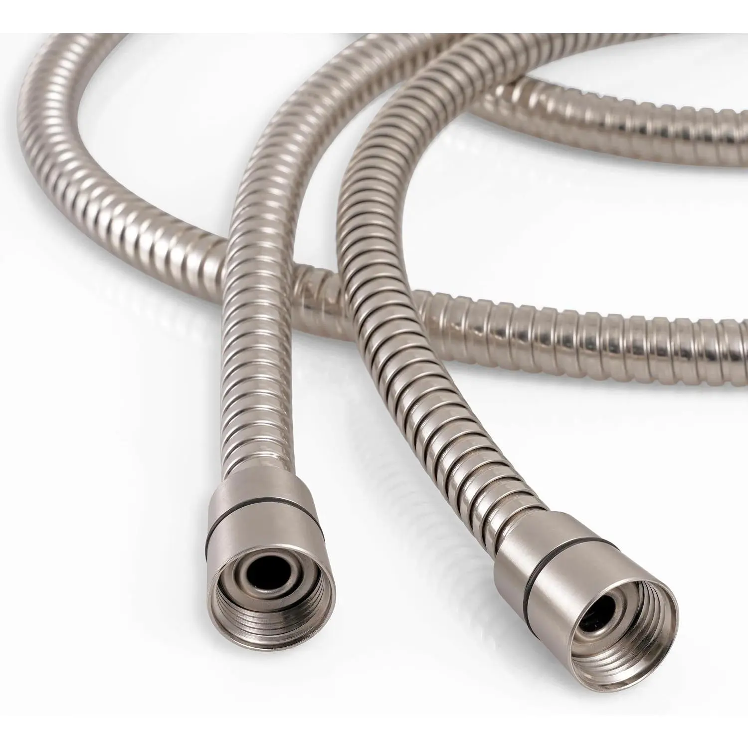 Shower Hose,79In Long Stainless Steel Hose for Handheld Shower  | Brushed Nickel,Extension for Bidet Sprayer,Leak-proof,with Steel Insert,Durable & Flexible,Bathroom Attachment