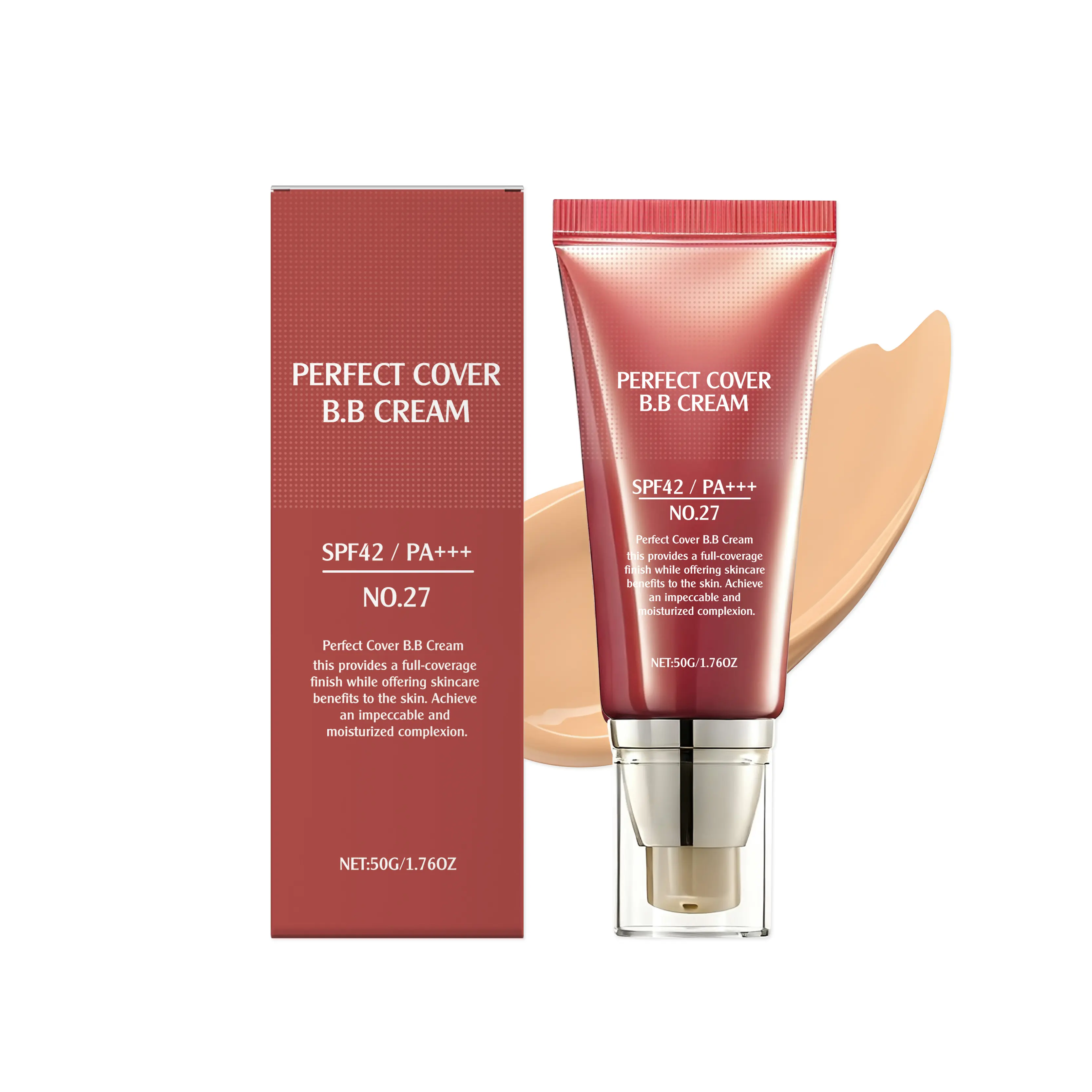 AMZ Medium Skin Tone Soft Skin Concealer Bb Cream Is Gentle, Moisturizing, Hydrating, Soft, Light, Skin-Friendly, Matte, Clear And Long-Lasting For Daily Use