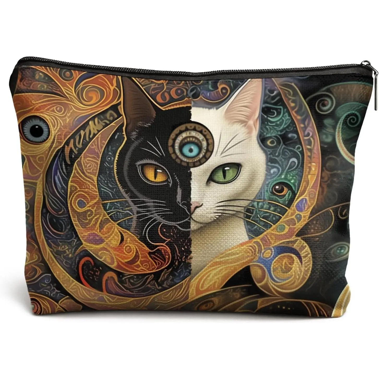 Witchy  Makeup Bag,  Lovers Mom Lady Gifts  Bags for Women, Boho Mystical  Astrology Makeup Zipper Pouch