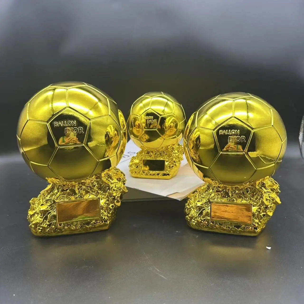 Ballon D'or World Footballer Award Model, Best Player Trophy, Soccer Fan Merchandise, Collectible Sports Memorabilia