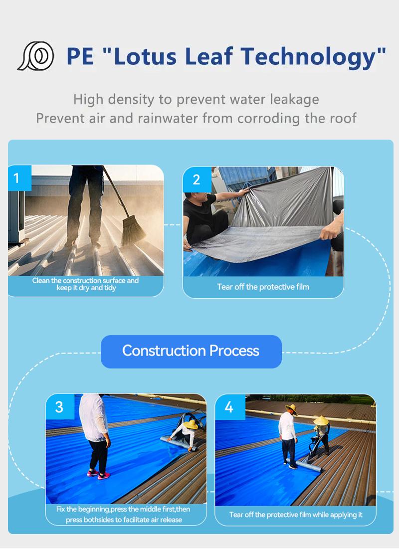 FuBou Professional Choice 39.4"x5.5yd Waterproof Tape 1-Pack Polymer Sealant for Large Projects Extreme Weather Resistant UV Resistant Durable & Reliable