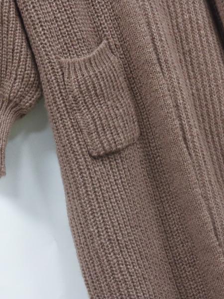 Women's Solid Drop Shoulder Pocket Cardigan, Casual Long Sleeve Open Front Knitwear for Fall & Winter, Women's Plus Clothing for Daily Wear, Sweater
