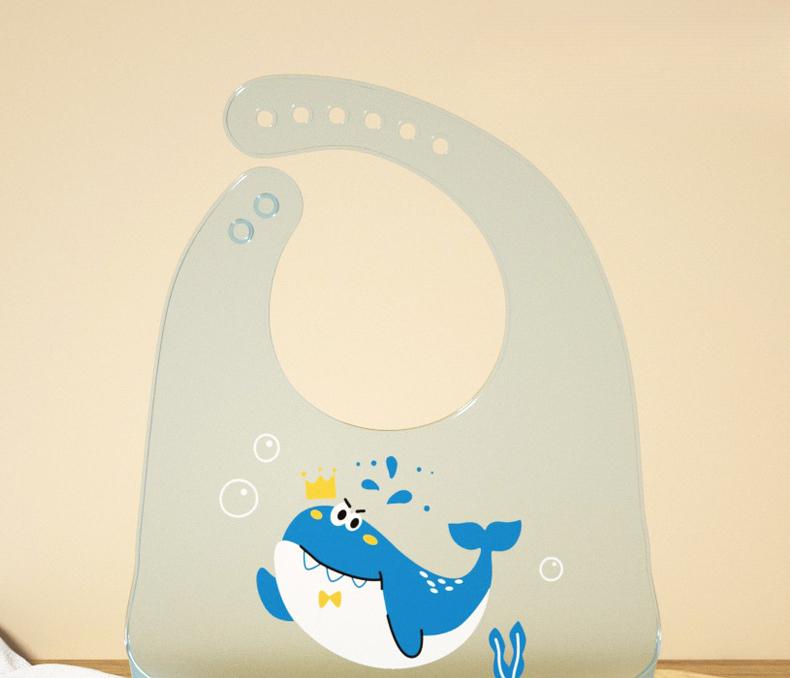 Easy Clean Silicone Bib!No More Mess During Baby Feeding 👶