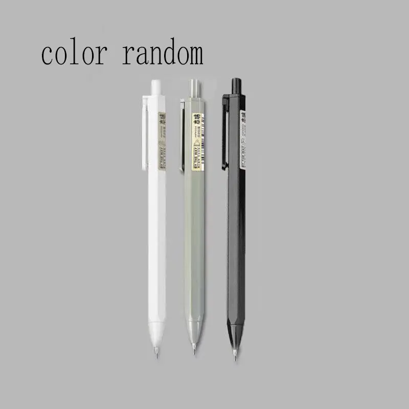 3pcs Mechanical Pencils 0.5mm Automatic Pencil - Random Colors Cute Art Drafting Pencils Writing Drafting Drawing Pens for School Office Stationery Supplies - Bulk Fine Point Shaking Retractable Lead Pencil for Student Back to School Gift