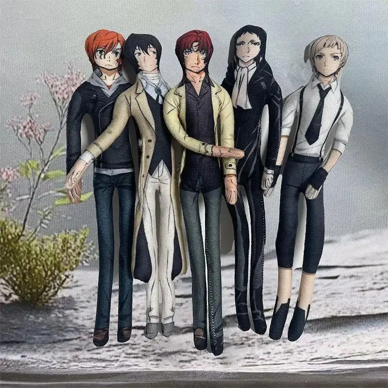 Anime Bungo Stray Dogs Plush dazai osamu Nakahara Chuuya Plushies Doll Slender Twistable Shape Stuffed Toys Room Decoration gift