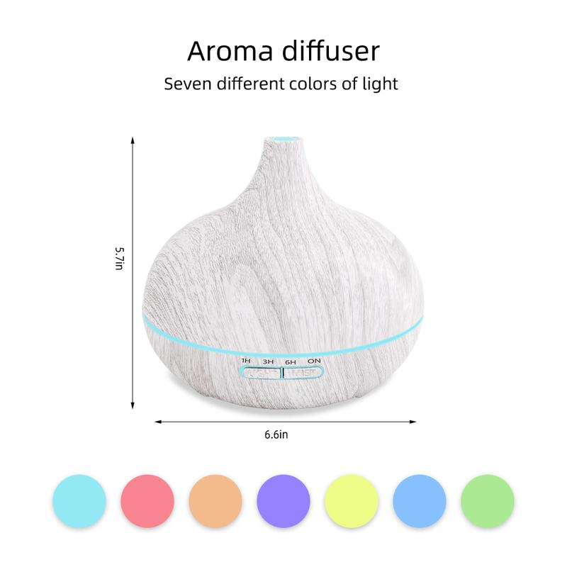 7 in 1 Smart Home Device  550ml Wood Texture Diffuser  Air Purifier  Humidifier  Night Light  Remote Control  Timer  6 Oils  Ultrasonic Safety air  purifier essential oil aroma diffuser d is ff user aroma diffuser humidifier aromatherapy oil