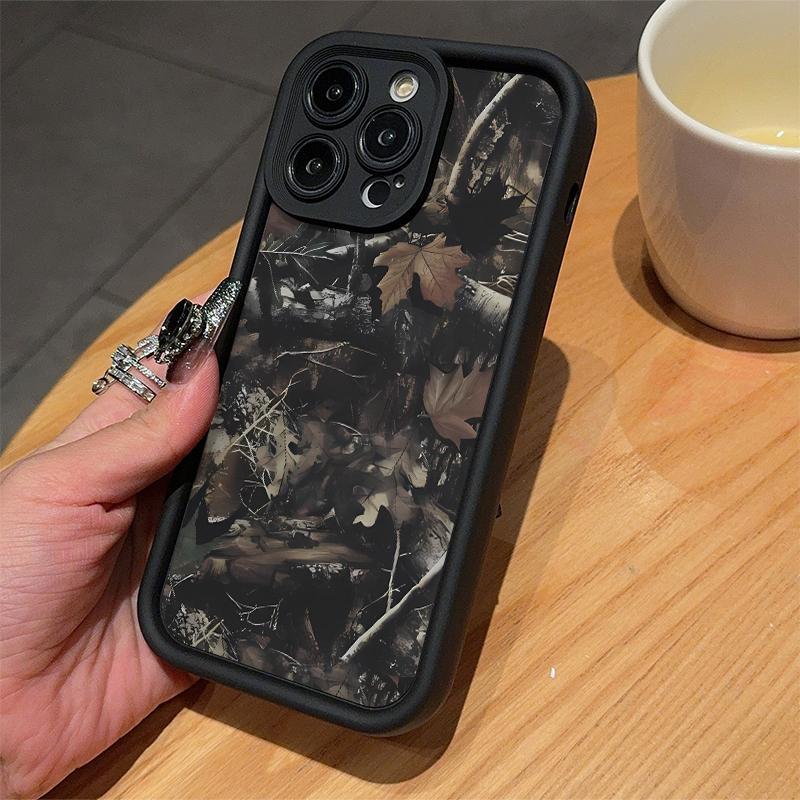 Camo Pattern Phone Case, Anti-drop Cellphone Protective Case, Total Protective Shockproof Mobile Phone Cover for iPhone