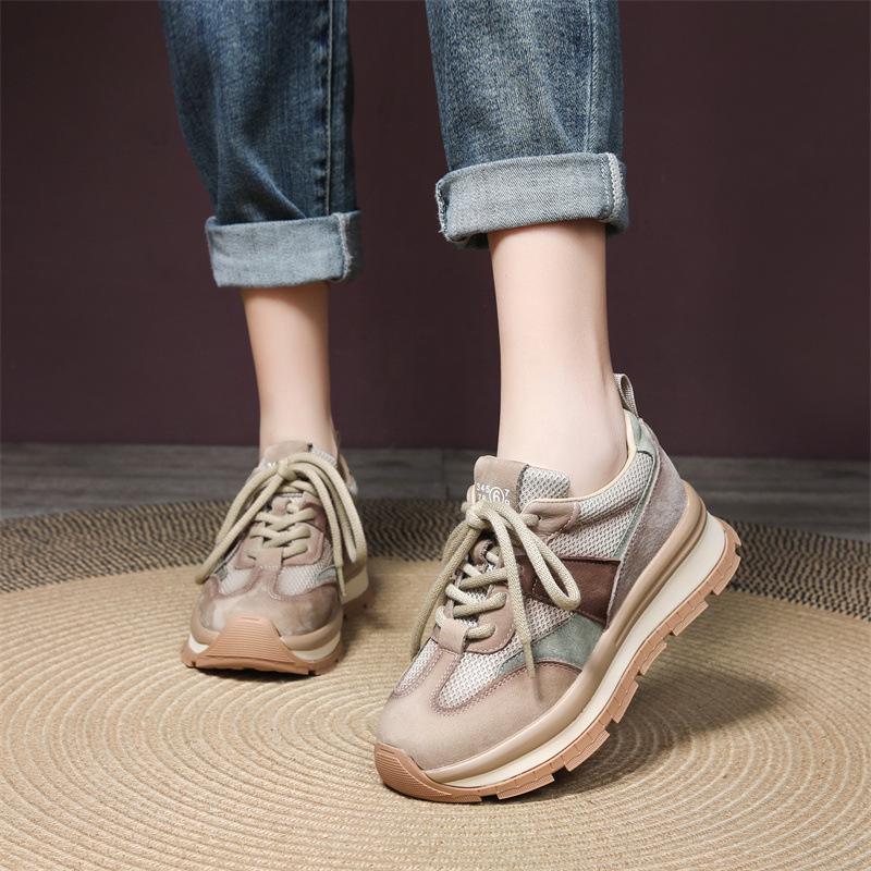 Vintage design German training shoes, new model for spring 2026, versatile casual shoes for women, Maillard sneakers