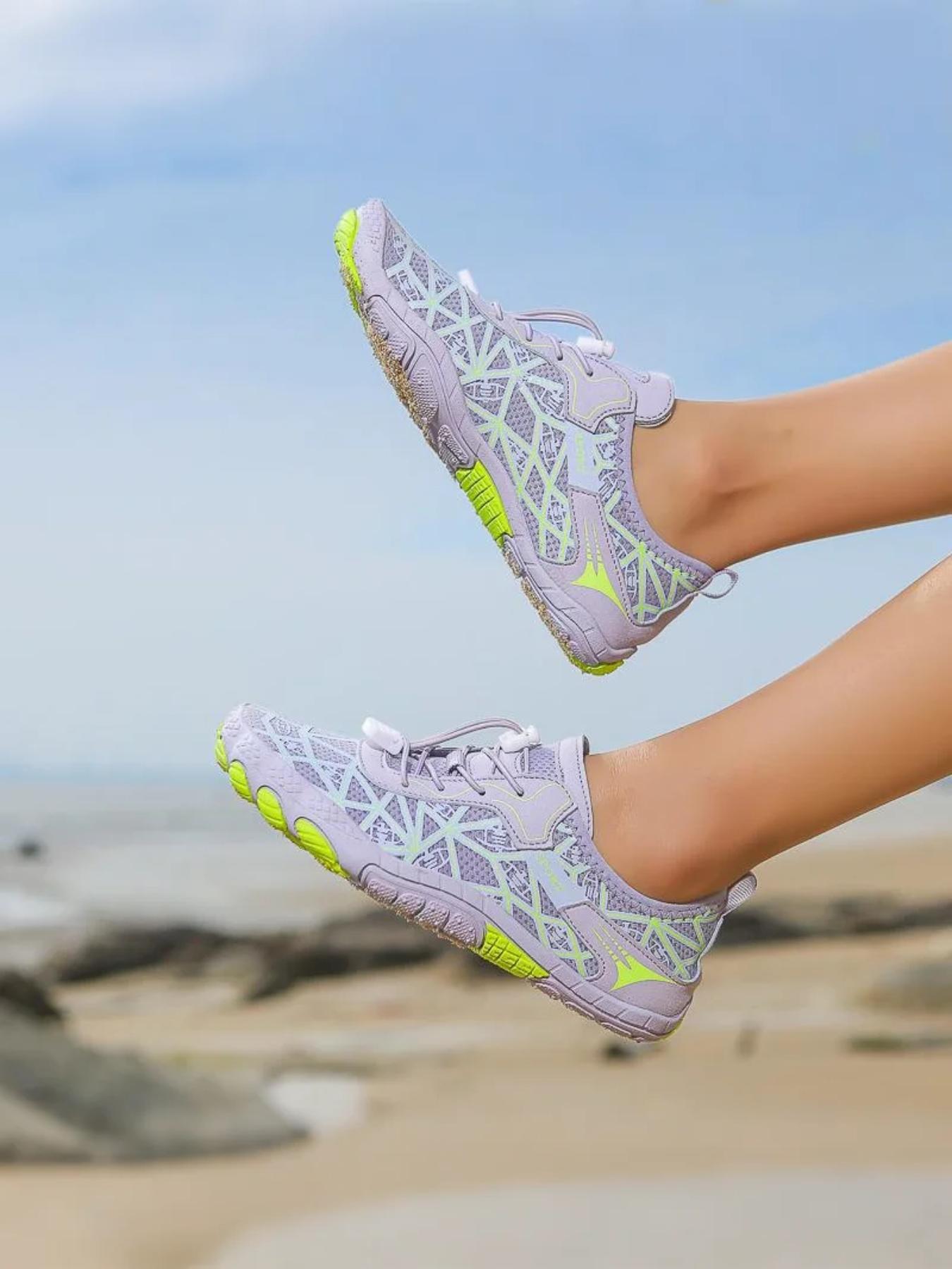 Men's and Women's Breathable Lightweight Water Shoes, Fisherman Beach Shoes, Ideal for Fishing, Beach, Swimming, Sports, and Hiking Activities