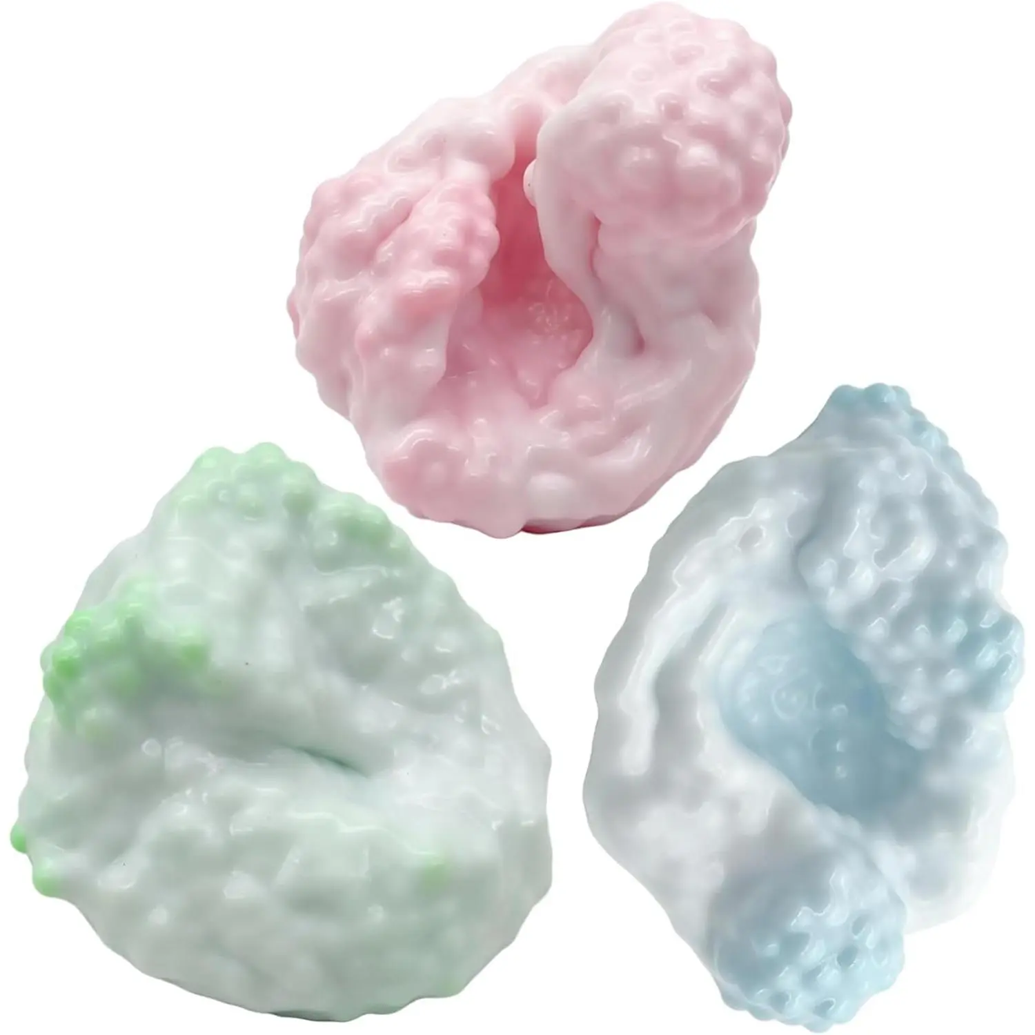 Squish Toy, 3pcs Shapeable Squeeze Toys for Adults Kids, Stress Toys, Stress Relief Fidget for Adults Relief Sensory