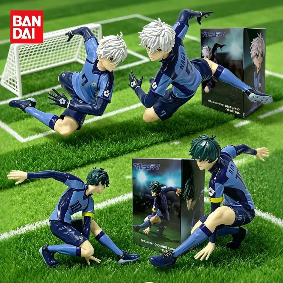 13CM Anime Figure BLUE LOCK Nagi Seishiro Rin Itoshi Action Figures Collection Model Figurine Doll Ornament Children Toy Gift