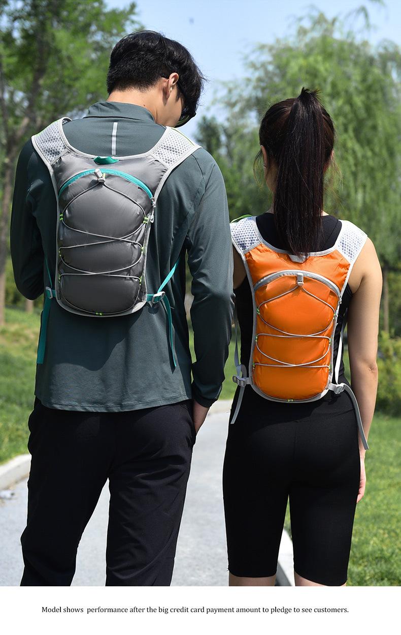Lightweight Hydration Vest Backpack, Breathable Running Hiking Cycling Bag with Large Capacity, Outdoor Water Bladder Pack for Trail Running Camping