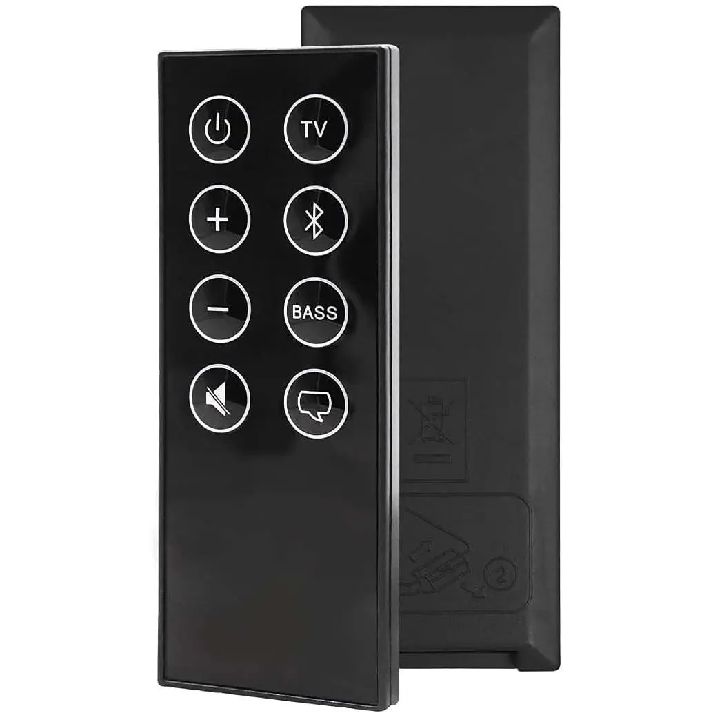 New Replacement Remote Control for TV Speaker and Solo Soundbar Series II – Compatible with Solo 5,10,15 Sound Systems (Models 418775, 431974, 732522, 845194, 740928-1120, 838309-1100)