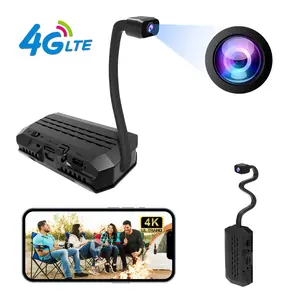 Micro Portable 4g Tube Camera, Mini Surveillance Camera, Long Battery Life, Real-Time Remote Monitoring, HD Night Vision, Pir Motion Detection