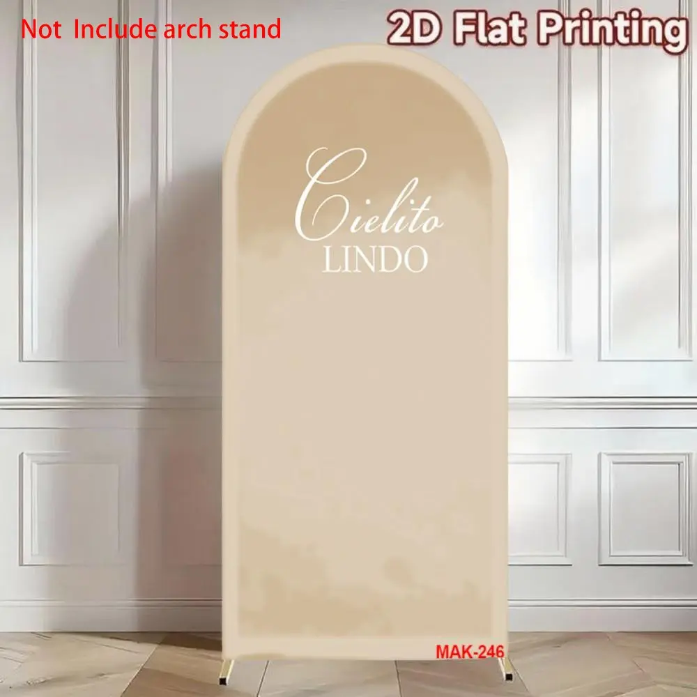 Mexican Cielito Lindo Birthday Party Baby Shower Wedding Cover Double-Sided Chiara Arch Background Decor Backdrop Banners Wedding Arched Backdrop