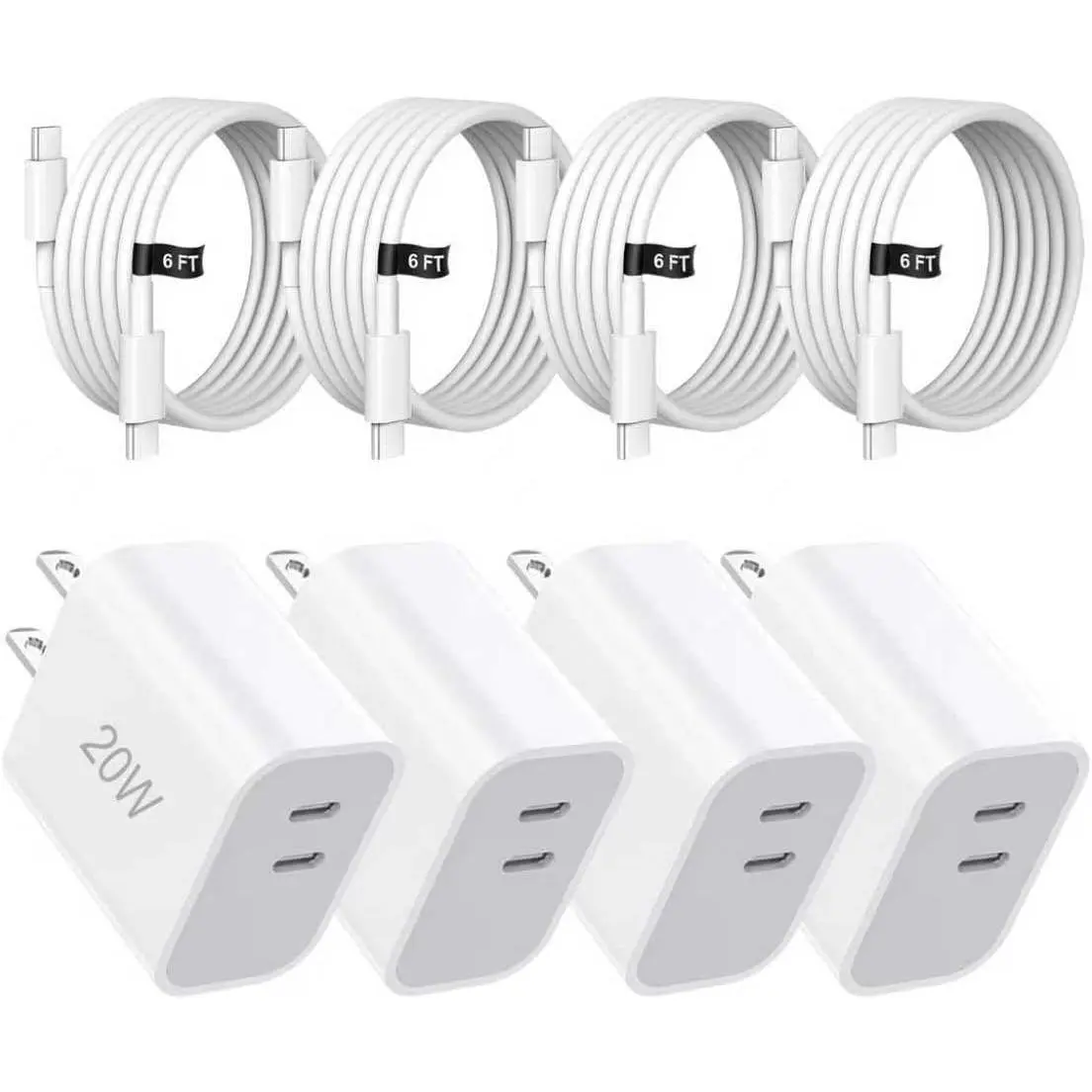 Port USB C Charger Block   with 6FT    for  17/16/15