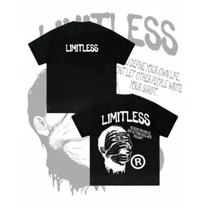 Men's Regular Fit Limitless Print Round Neck Tee, Casual Street Fashion Short Sleeve Crew Neck T-shirt for Daily Wear, Men's Top for Summer, Tropical,music.