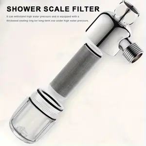 Stainless Steel Water Heater Pre-Filter, High Pressure Pre-Filtration System, No Power Required, Threaded Direct Connection, Universal Use