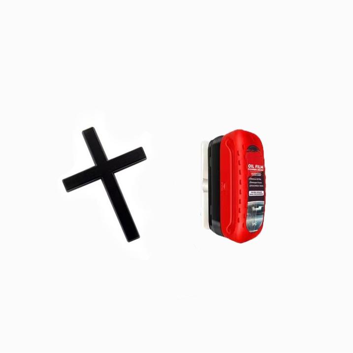 Automotive Clear Drive Windshield Window Cleaner Brush Heavy Duty Oil Film Dust Remover for most cars