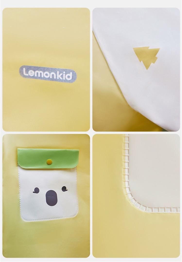 Korean Cute Kids Raincoat Waterproof Children Animal Style Rain Poncho Rain Coat Jacket With Backpack Position Student RainWear