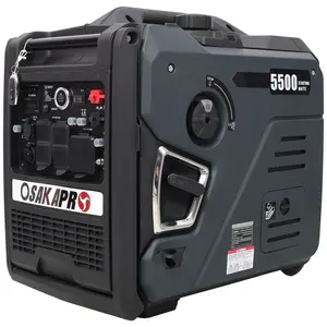 ARCH 5.5KW Super Quiet Portable Inverter Generator Dual Fuel Gas LPG Electric Remote Start 224cc 4-Stroke EPA Compliant CO Sensor Foldable Handle Wheels for Camping RV Outdoor Backup Home Emergency Power, Living Room Table for Sofa Side, Bedroom