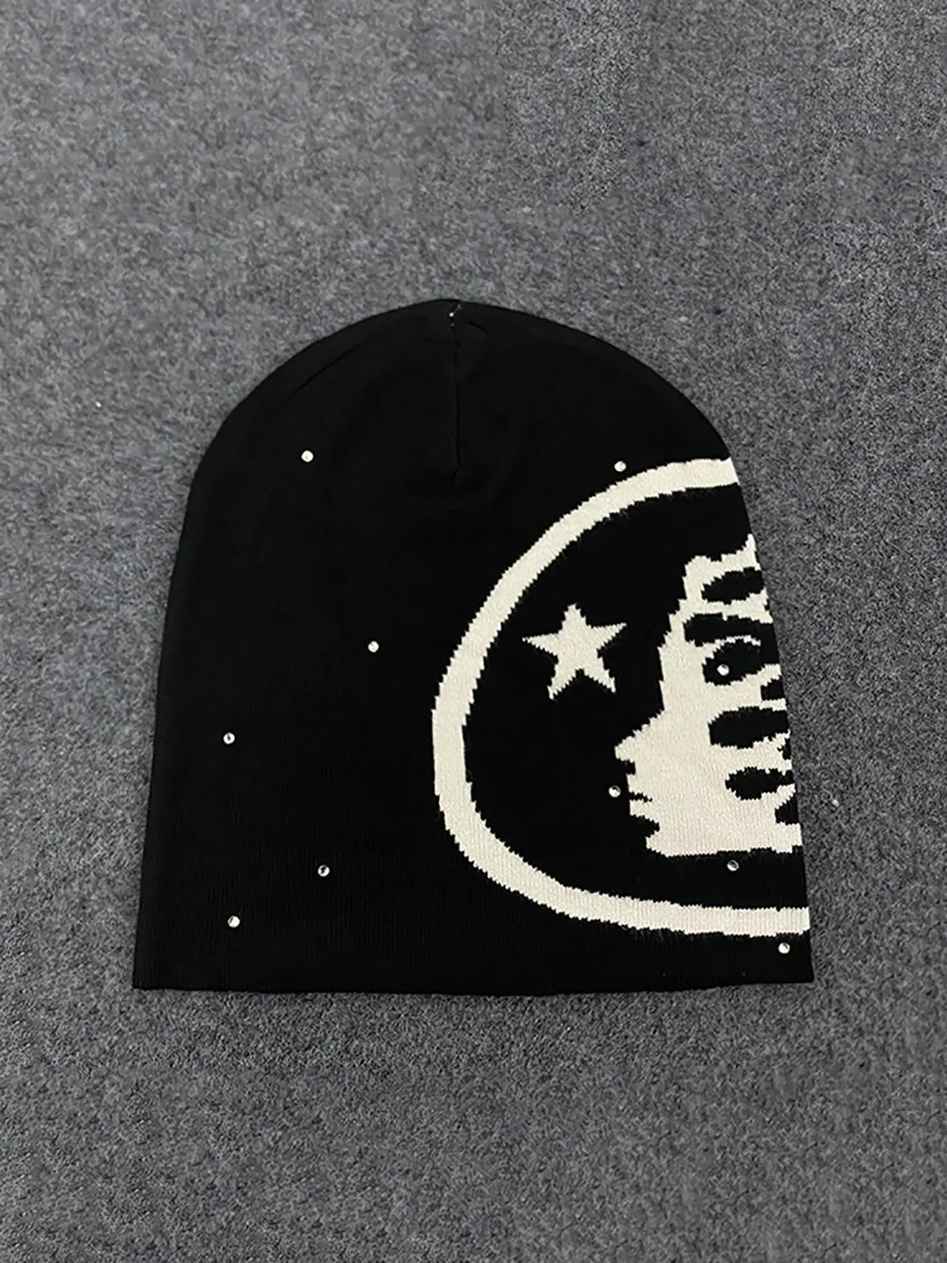New Knit Y2K Style Couple's Fashion Versatile Warm Jacquard Hat Knitted Hat Beanie Fitted Casual Hat Fashionable Hats Cozy Beanie