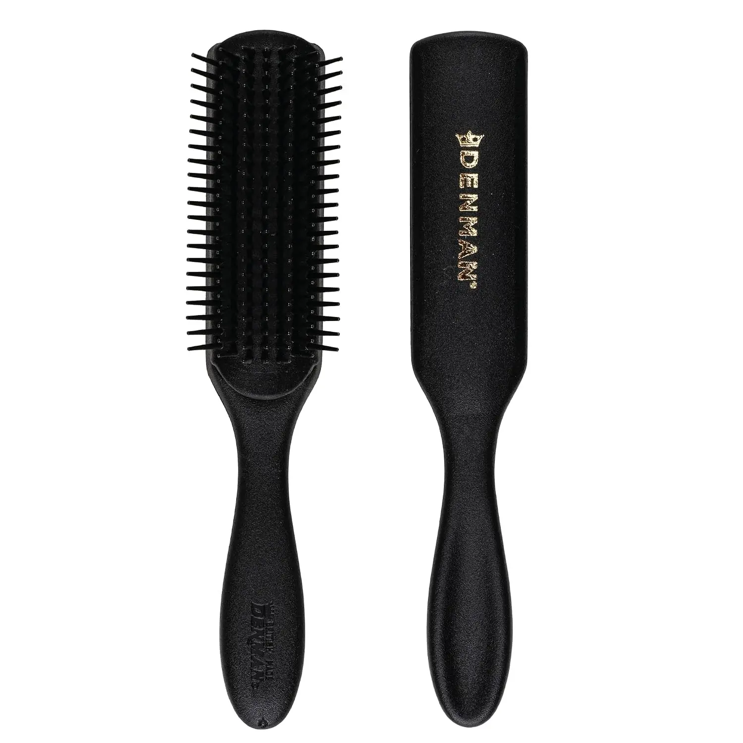 Denman D3 Original Curl Definer & Styler, Curly Hair Brush for Women & Men – 7 Row Detangling & Curl Defining Brush for Smooth Defined Curls - a precision Styling Brush for straight hair