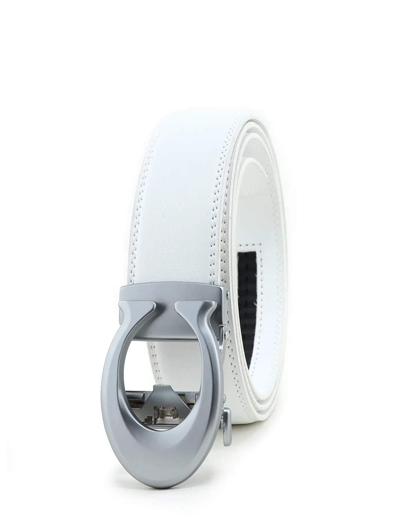 New Fashion Men's Belt, Solid Color Business Casual Style, Trendy Men's Waistband, Perfect for Office and Leisure Wear