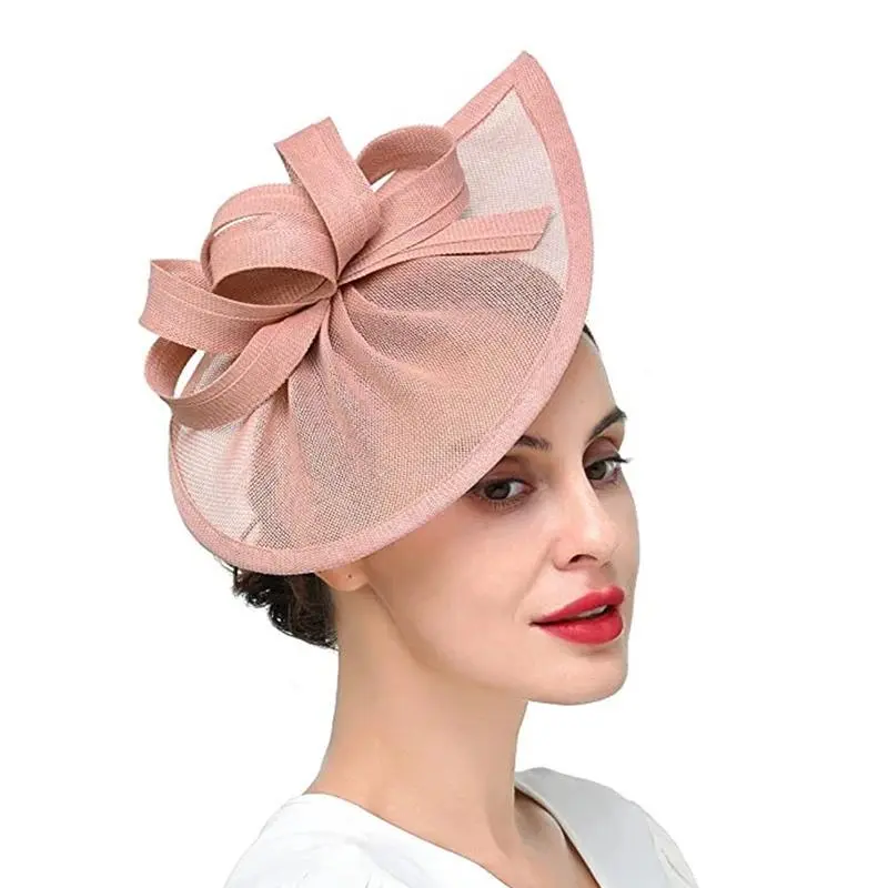New Cocktail Tea Party Fascinator Headband Vintage Kentucky Derby bowknot Fascinators for Wedding Women