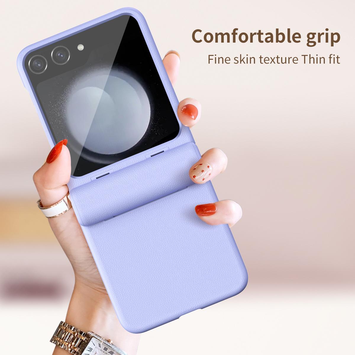 Solid Color Phone Case with Hinge Protector, Full Body Shockproof Phone Protective Cover, Phone Accessories Compatible with Samsung Galaxy Z Flip 3/4/5/6, Casing