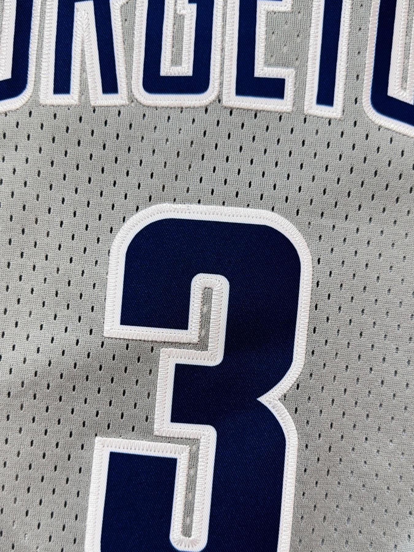 Men's Letter & Number Embroidery Contrast Binding Sports Vintage Basketball Jersey, Loose Casual Breathable Sleeveless V Neck Professional Sports Basketball Top, Summer Sports Clothing for Men, Breathable Athletic Top, Stylish Jersey