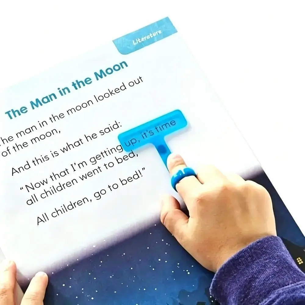 FingerFocus Guided Reading Pointer Strips - 3PC 7.5*5cm Compact Reading Aid, Supports Dyslexia and ADHD Learners, Track Text Line by Line, Special Education School Supplies