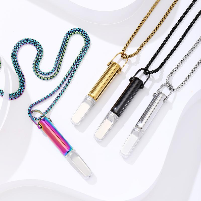 QS2230 Breathing Resistance Necklace Built-in Cotton Core Meditation Jewelry
