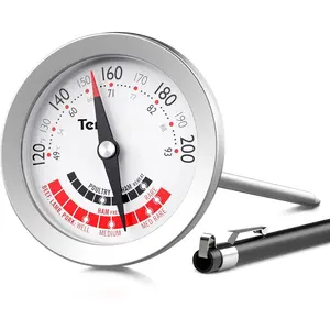 APT200 Meat Thermometer for Cooking with Extra-Large 2-Inch Dial, Analog Dial  Cooking Thermometer for Poultry, Ham, Pork, Beef Candy Making Accessory (Previously )