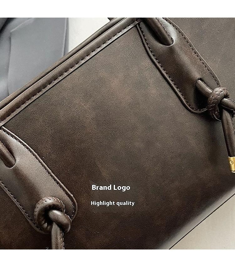 25 fall&winter Women's Elegant Solid Color Shoulder Bag, Fashionable Large Capacity Crossbody Bag for Daily Used, Casual Trendy Versatile High-quality Daily Commuting Bag