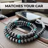 Ancient Copper Color Beaded Data Line, Four-In-One Creative Bead Charging Cable, Handmade Pearl Fast Charging Line, Portable Multi-Function, Bead Usb Line, Cellphone, Multi Charger Cable, Beaded Charging Cords