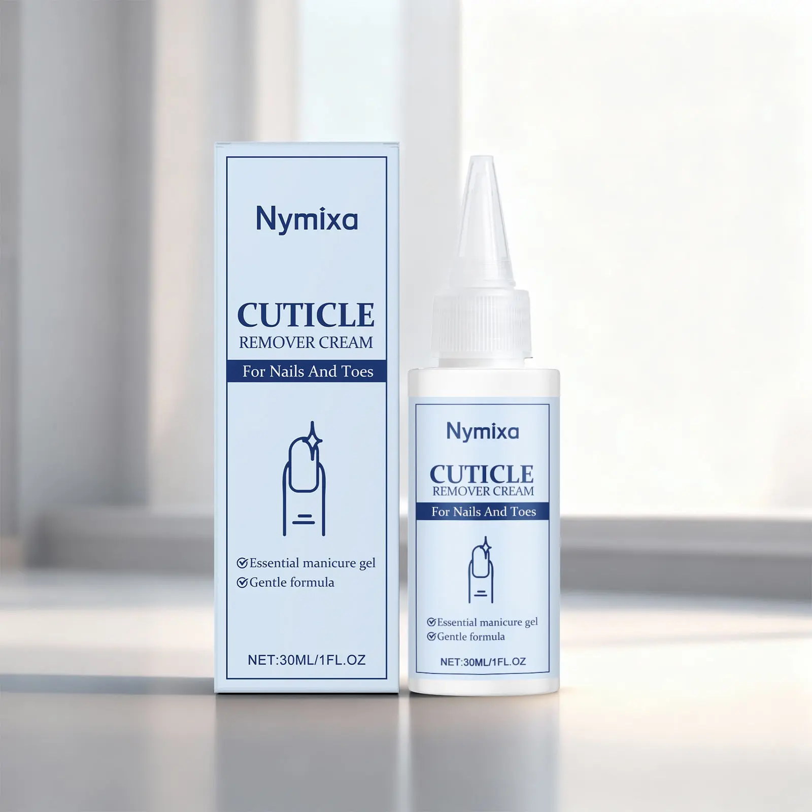 Nail Care Gel, Moisturizing Hand and Foot Nails, Soft and Natural, Shiny and Smooth, Daily Nail Care Gel, Hydrating Formula